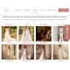 Site vitrine réalisé pour une entreprise de robe de mariée