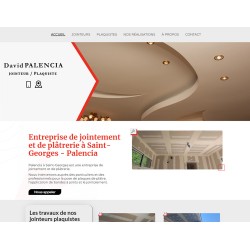 Site vitrine réalisé pour un jointeur